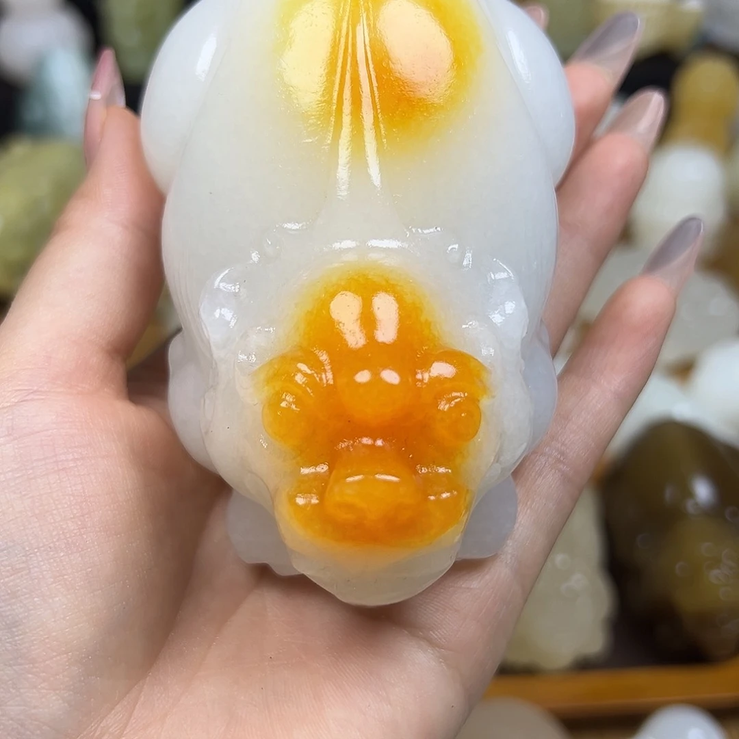 石材磨*精520克黄头大貔貅