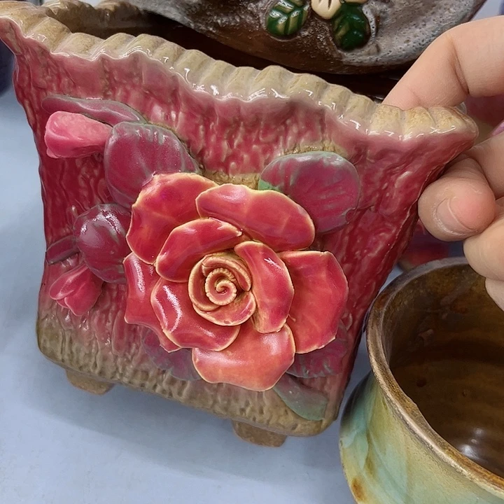 多肉绿植陶瓷花盆