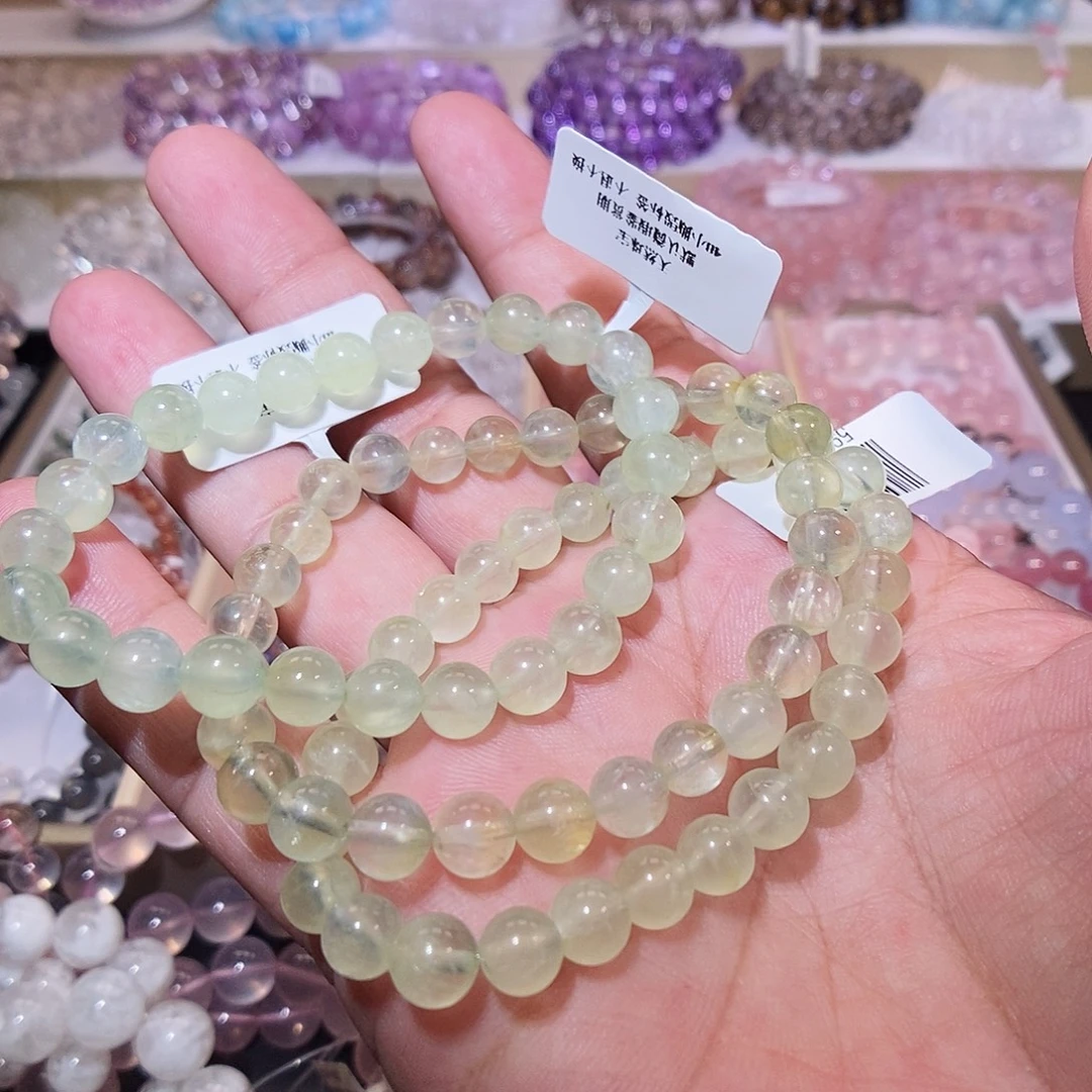 手链水晶未镶嵌葡萄石7mm