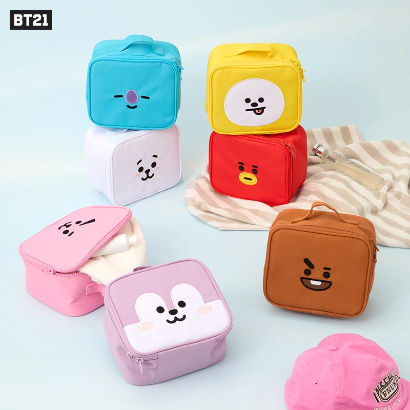 【新品】BT21 BASIC系列 多功能收纳包 S LINE FRIENDS网红