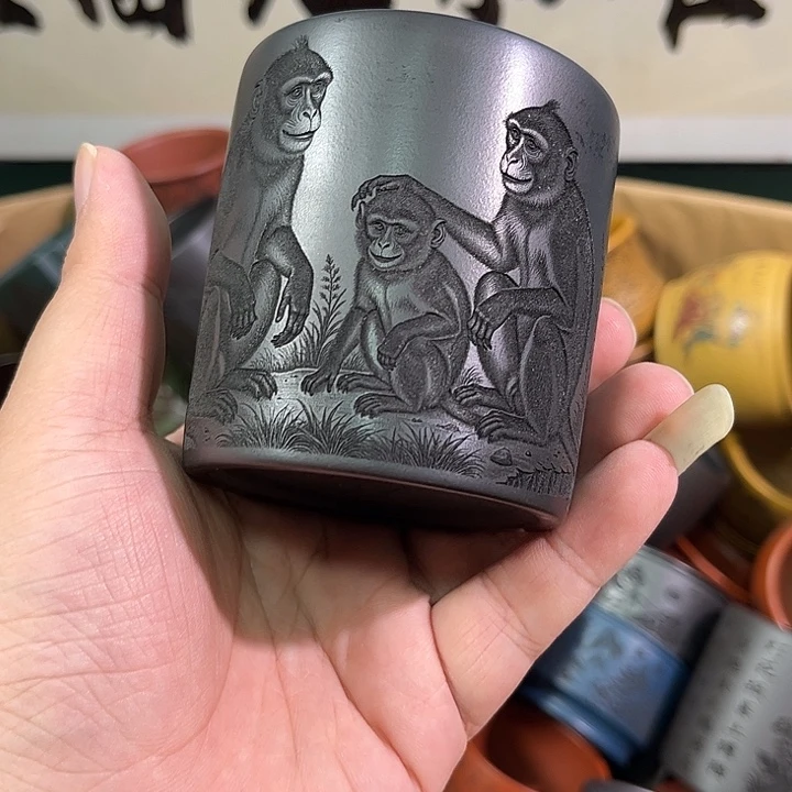 茶杯紫砂全手工紫砂主人杯