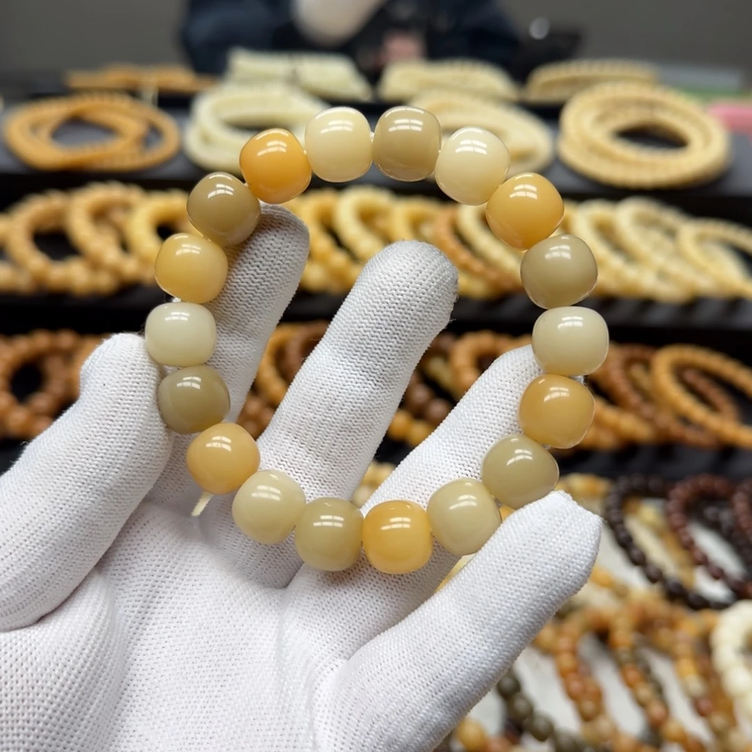 手串菩提根/象牙果12×13 5年 鬼工