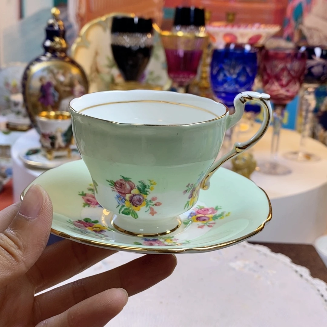 瓷片帕拉轰瓷器欧瓷咖啡杯水晶杯