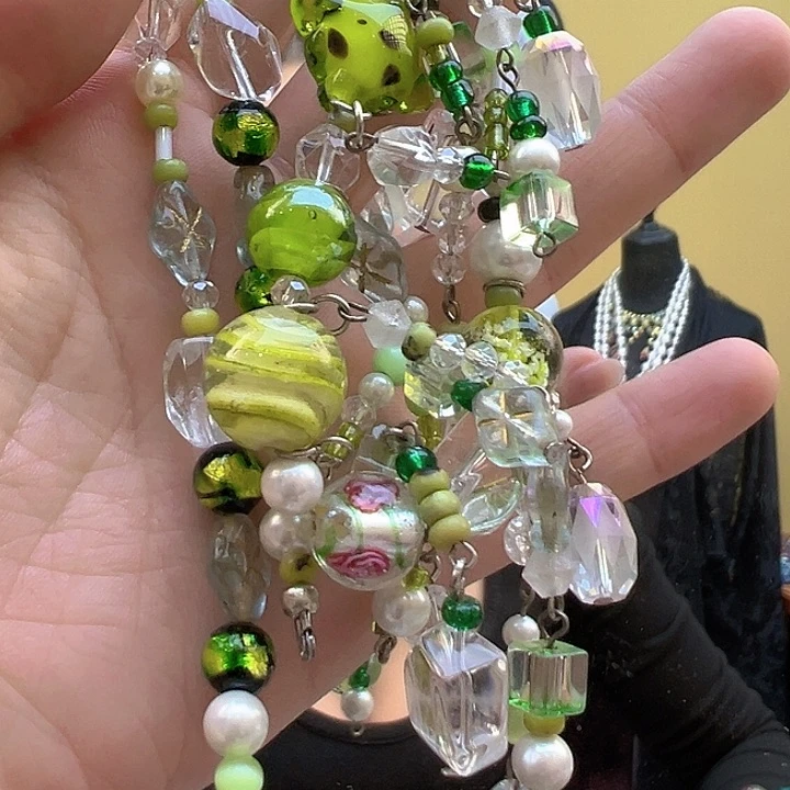 琉璃颈饰今****烧编号163 项链