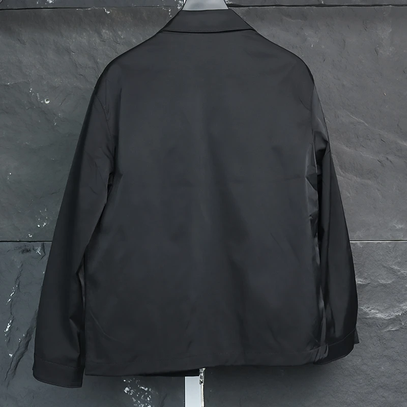 高端硬货 2024新品春秋黑色夹克外套5309