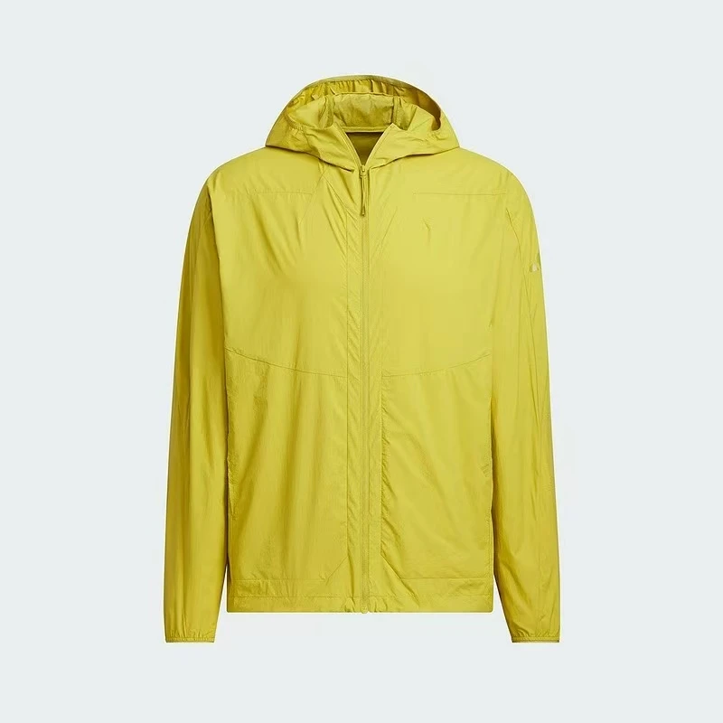 adidas/阿迪达斯男子防晒UPF50+运动休闲连帽夹克外套JZ8402