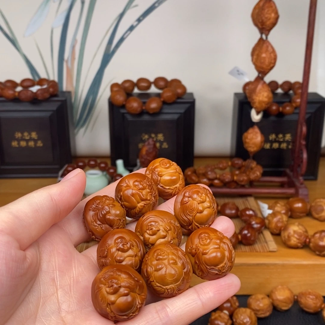 手串橄榄核曹华老师莲花童子弥勒