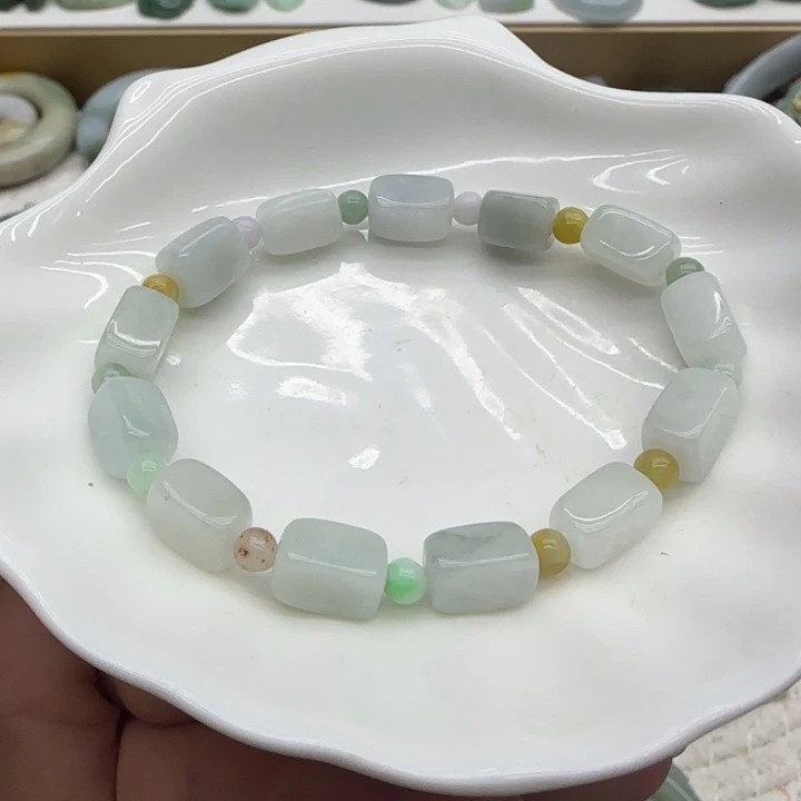 翡翠未镶嵌手链手串