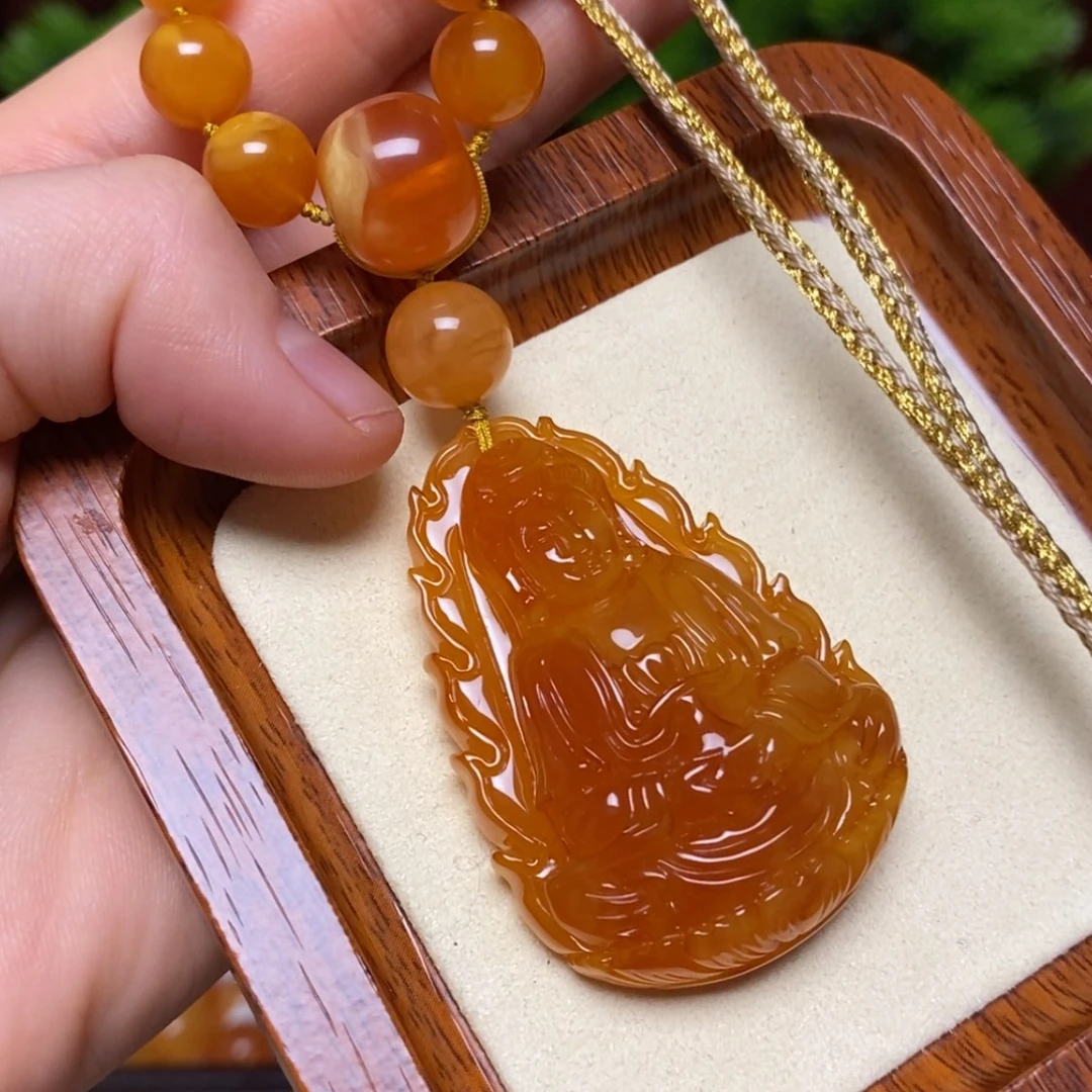 【闪购商品】蜜蜡颈饰未镶嵌项链
