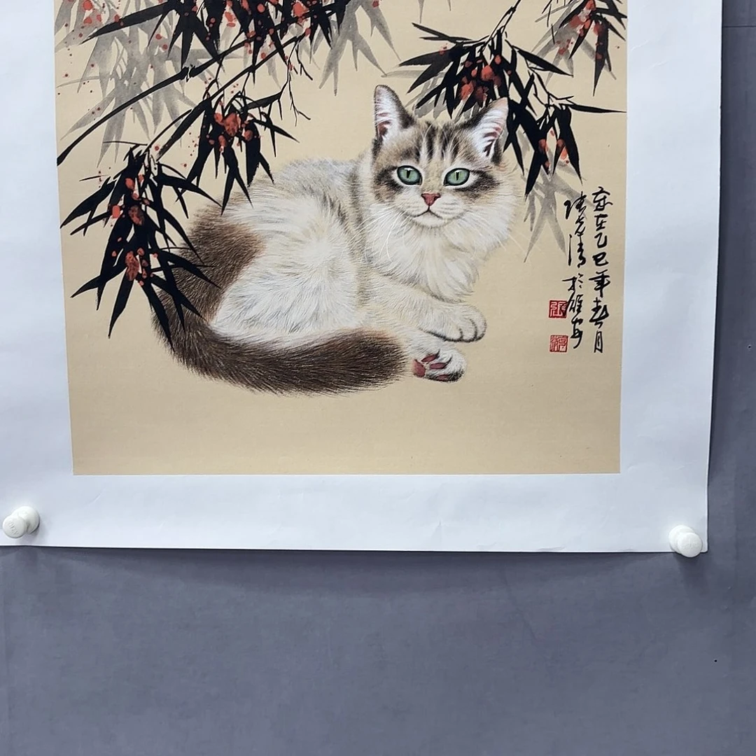 国画艺术家真人手绘