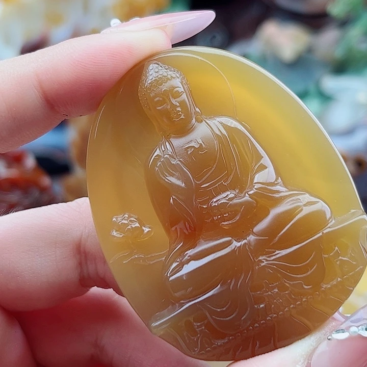 流***律未镶嵌玛瑙手饰吊坠