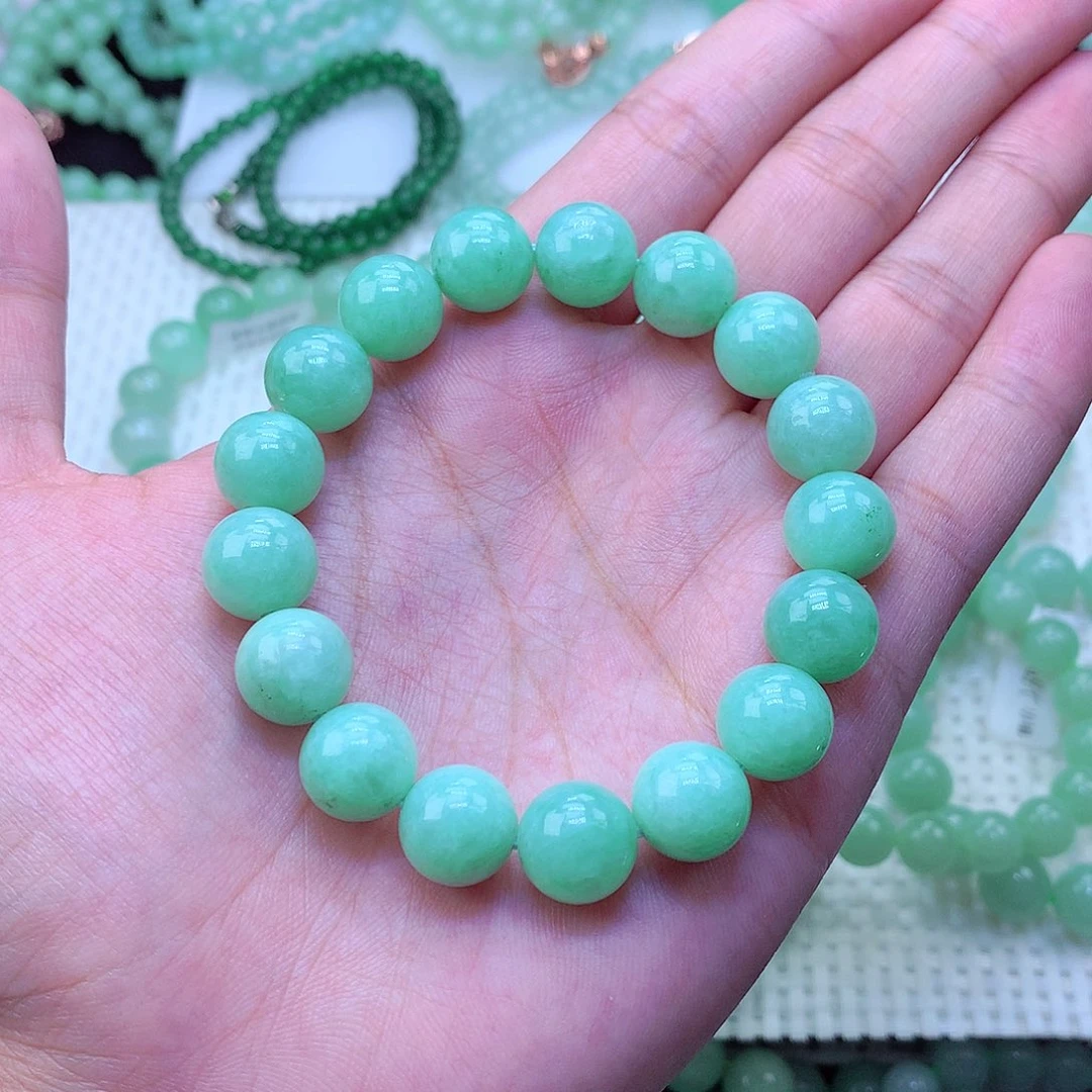 翡翠未镶嵌毛衣链