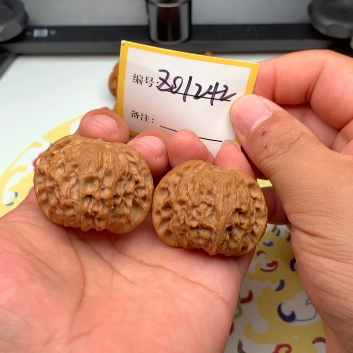 文玩核桃把件风*43磨盘1242