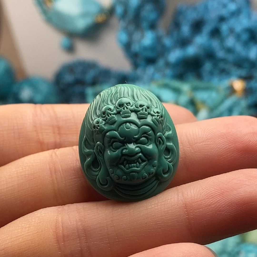 绿松石未镶嵌珠宝半成品