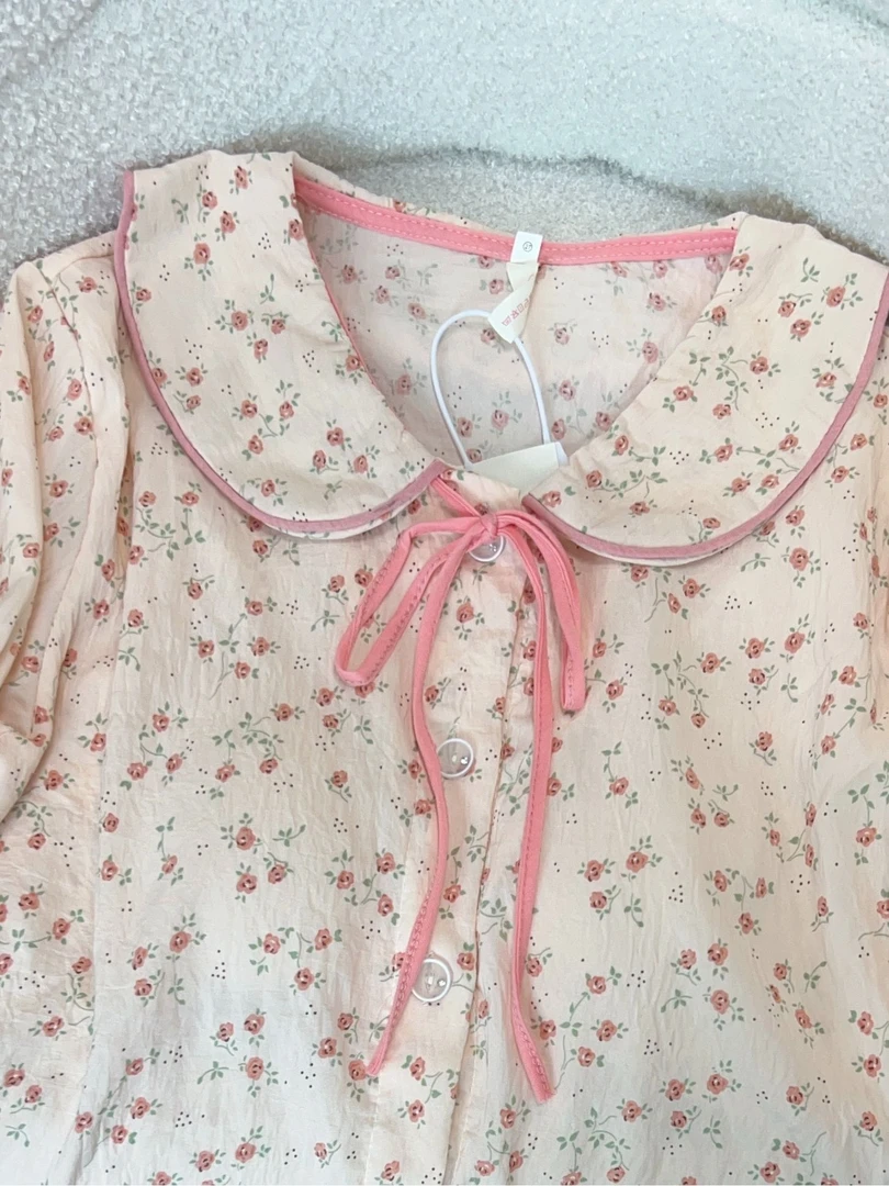 夏季睡衣女新款家居服套装女睡裙可外穿