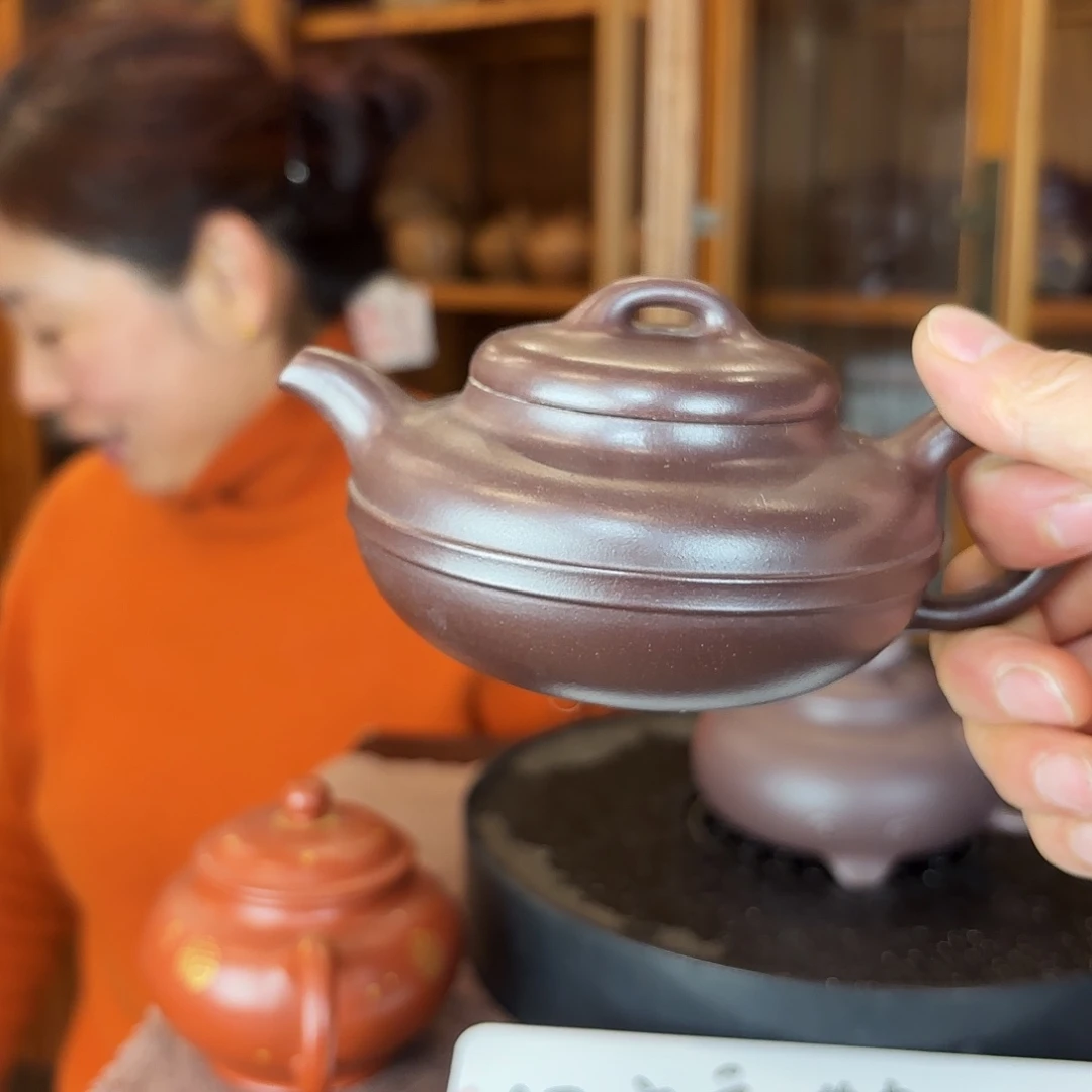 紫砂茶壶周丽君老师紫砂壶180cc