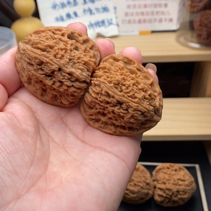 吊坠文玩核桃熊*儿正三角炮毕业42尺2088