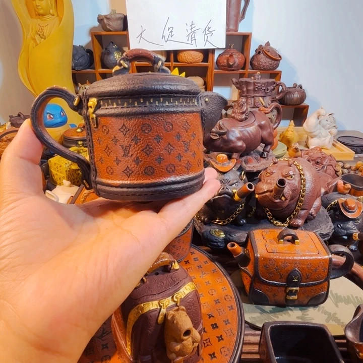 花****茶壶紫砂纯手工制作过程就是