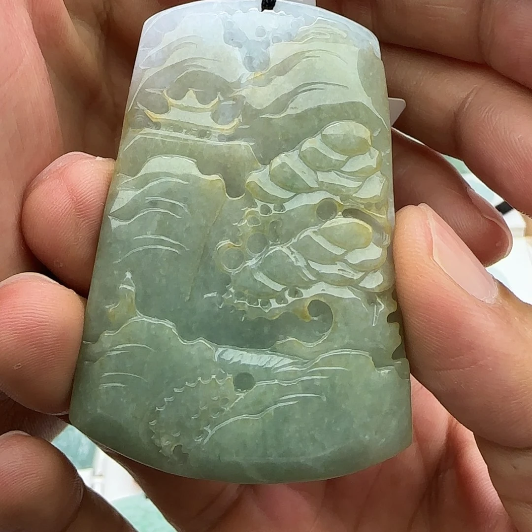 翡翠未镶嵌颈饰翡翠