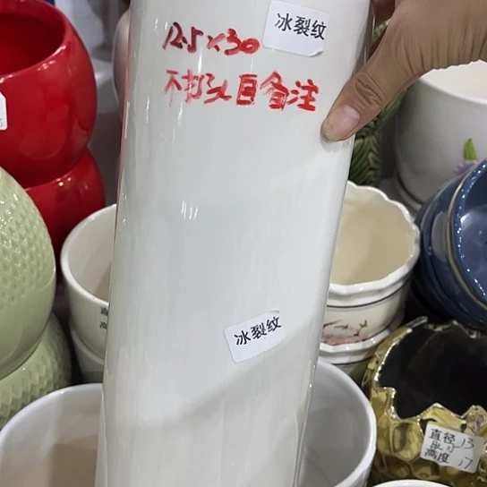 多肉绿植陶瓷花盆9.9包邮，有孔
