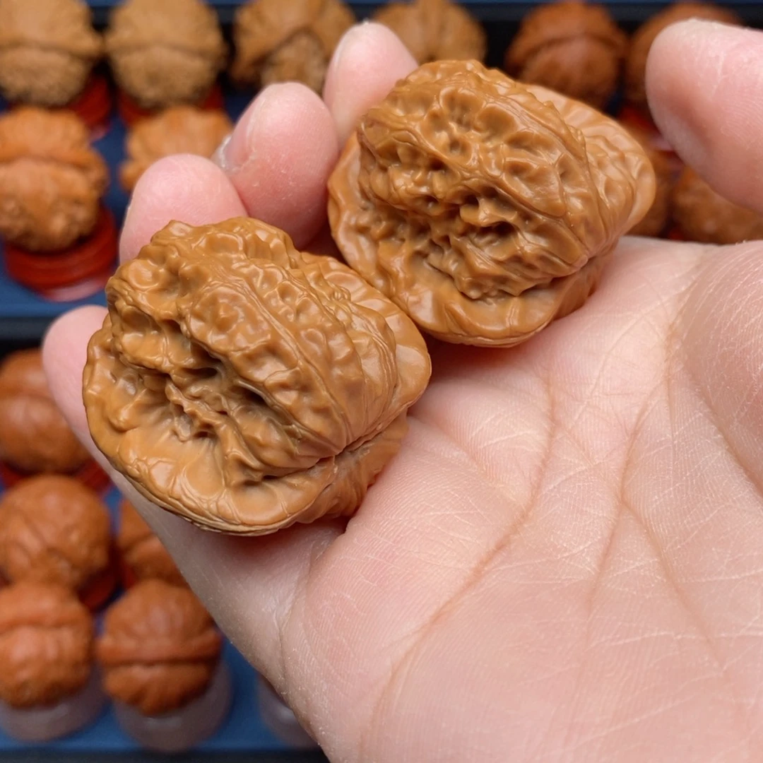 把件文玩核桃同*手捻蛤蟆