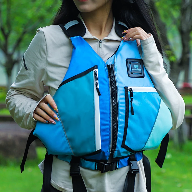 highwater便携式成人救生衣大浮力儿童安全游泳钓鱼漂流