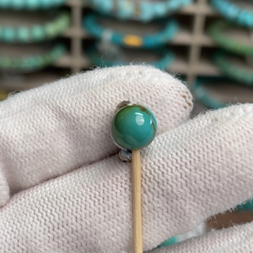 绿松石未镶嵌望舒精品圆珠15