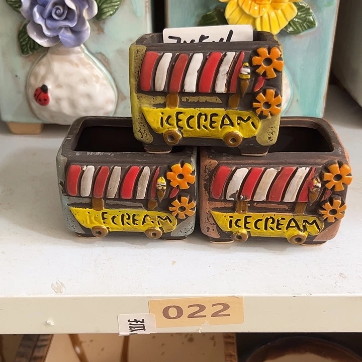 粗陶材质多肉花盆