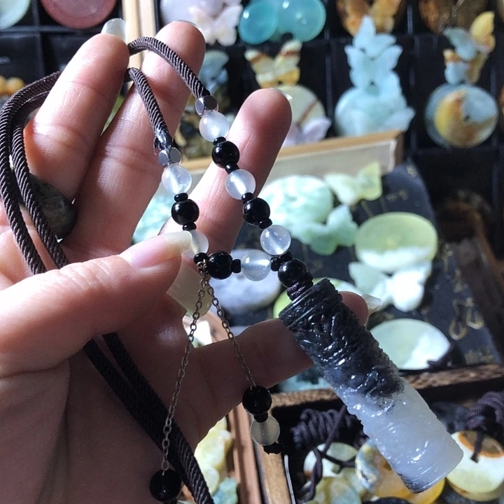 岫玉未镶嵌岫玉挂件