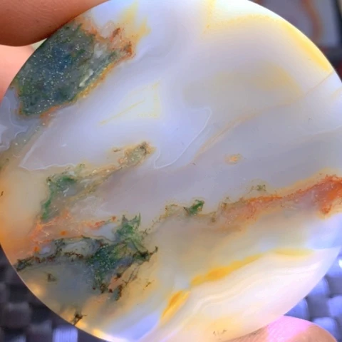 玛瑙/玉髓颈饰未镶嵌心**华