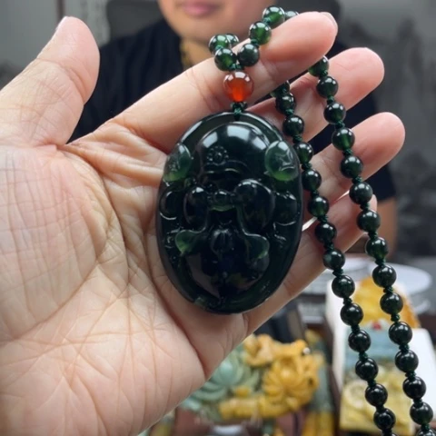 岫玉挂件未镶嵌挂件