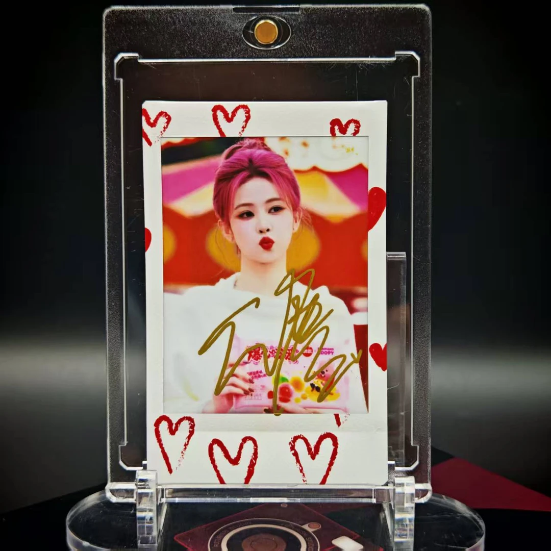 A202【白鹿】 签名正品拍立得照片 爱心