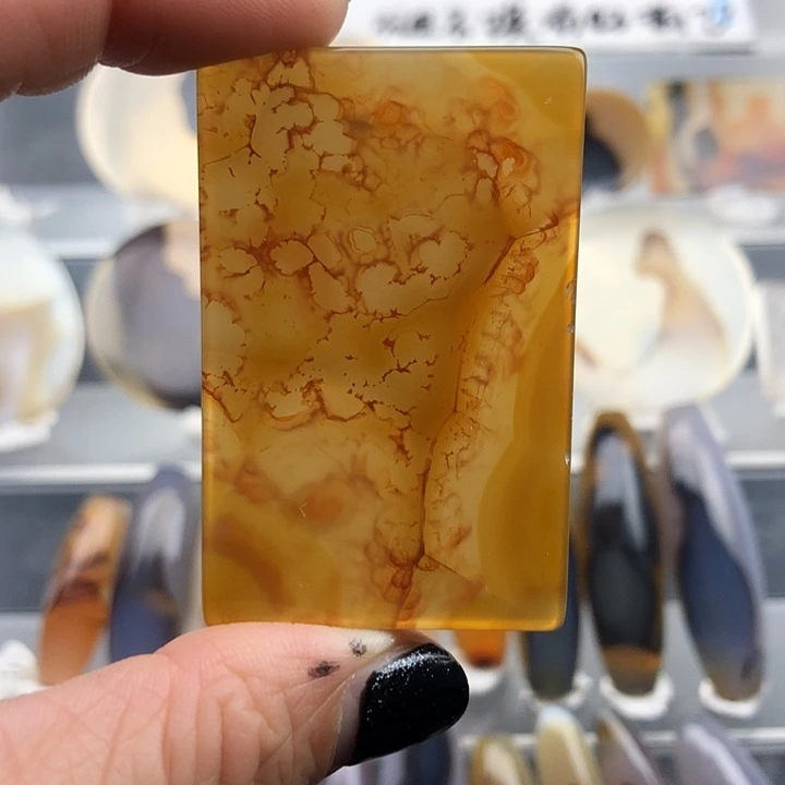 查罗石未镶嵌珠宝半成品8