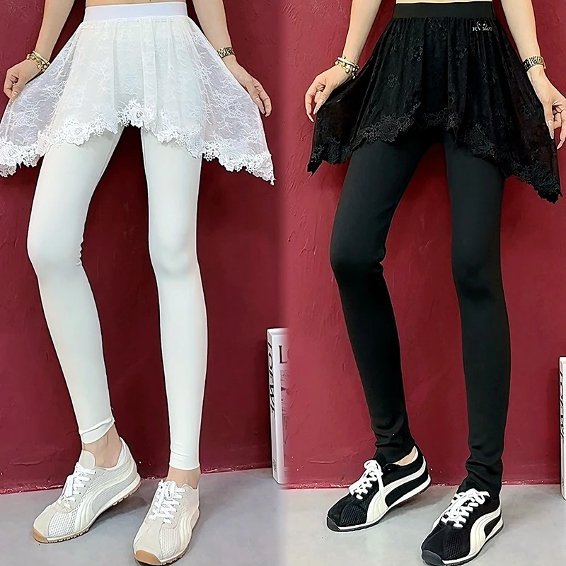 时尚打底裙神器夏季内搭下摆纯色遮屁股屁帘叠穿女蕾丝屁帘-9019