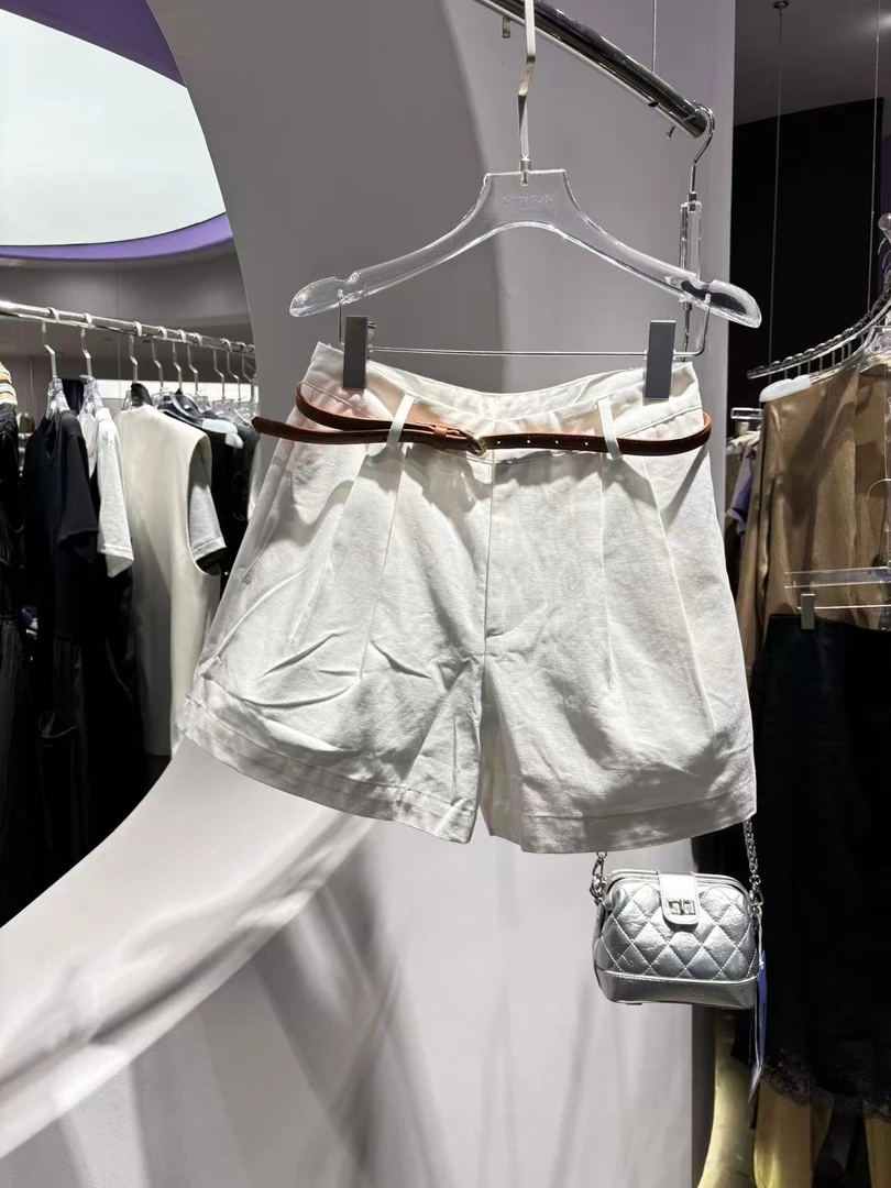 【澜姐推荐】夏季新款时尚休闲显瘦百搭皮带短裤 JX6926