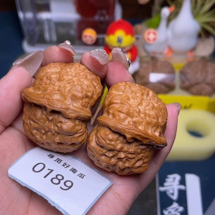 在***塔文玩核桃吊坠南瓜墩46-0189