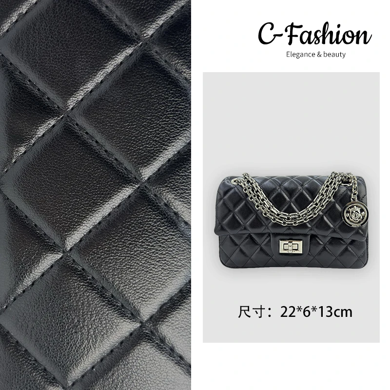 【尚恩CC】ZT-D7187-黑色-22*6*13轻奢时尚女士新款单肩斜挎包