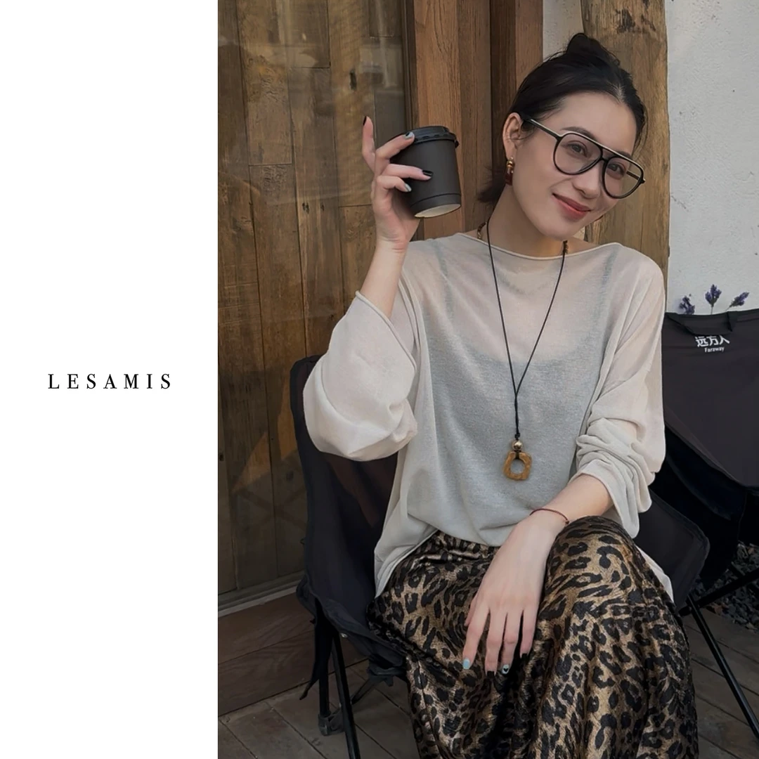 LESAMIS·「甜蜜诗篇」长袖纺晒打底上衣7710023