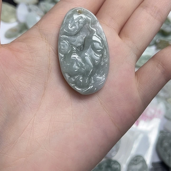 翡翠未镶嵌吊坠(不含链)翡翠吊坠67