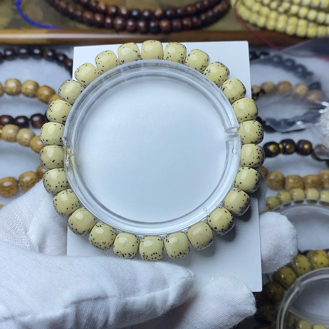 星月菩提手串与**月98绿背头条河豚