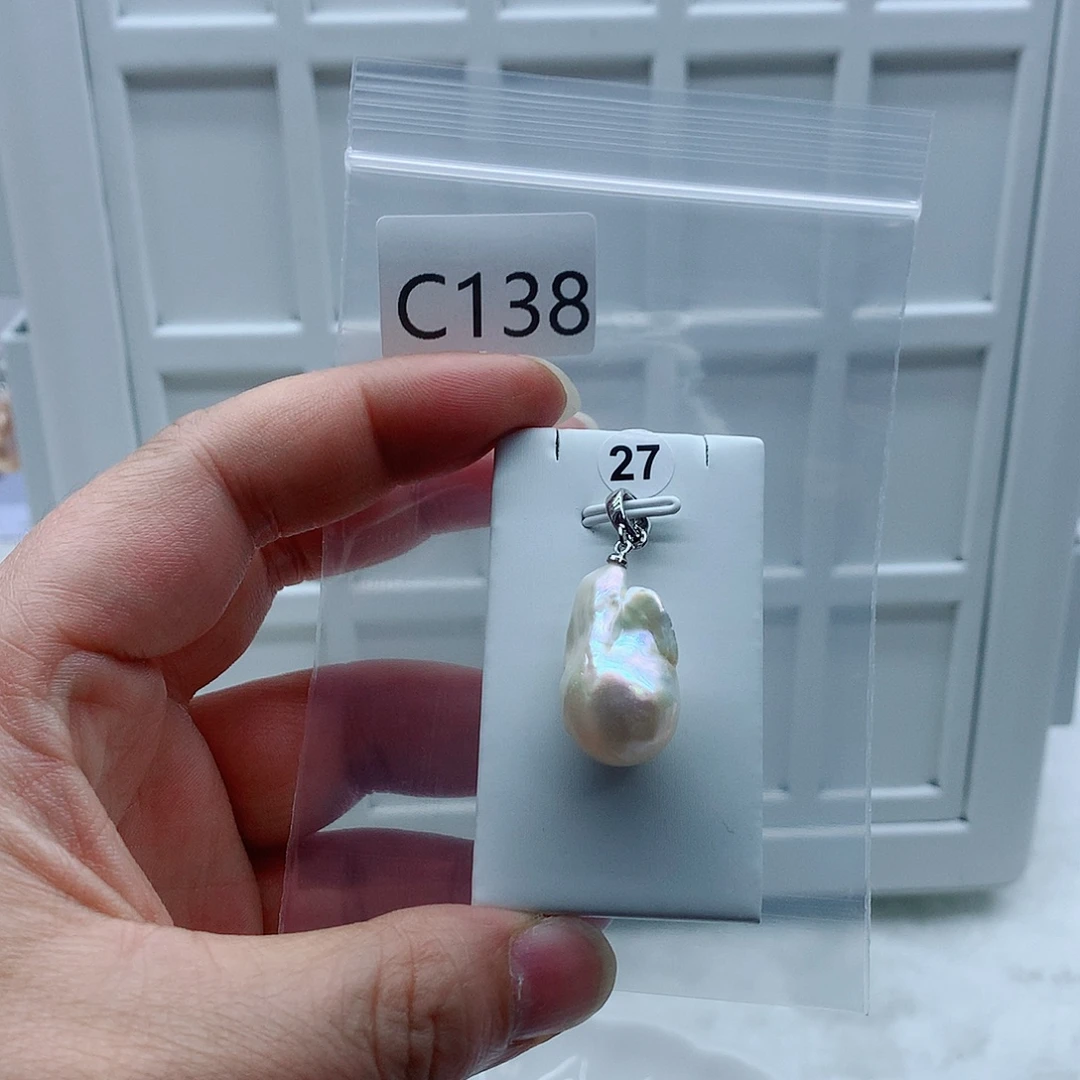 淡水珍珠吊坠(不含链)合金