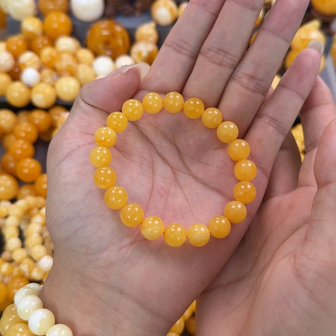 蜜蜡未镶嵌珠宝奇石10mm