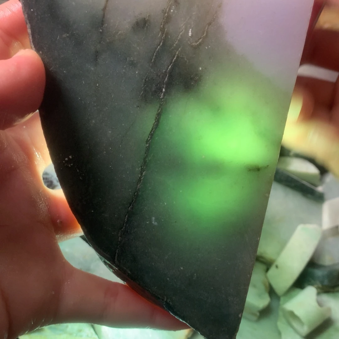 翡翠颈饰未镶嵌缅甸翡翠