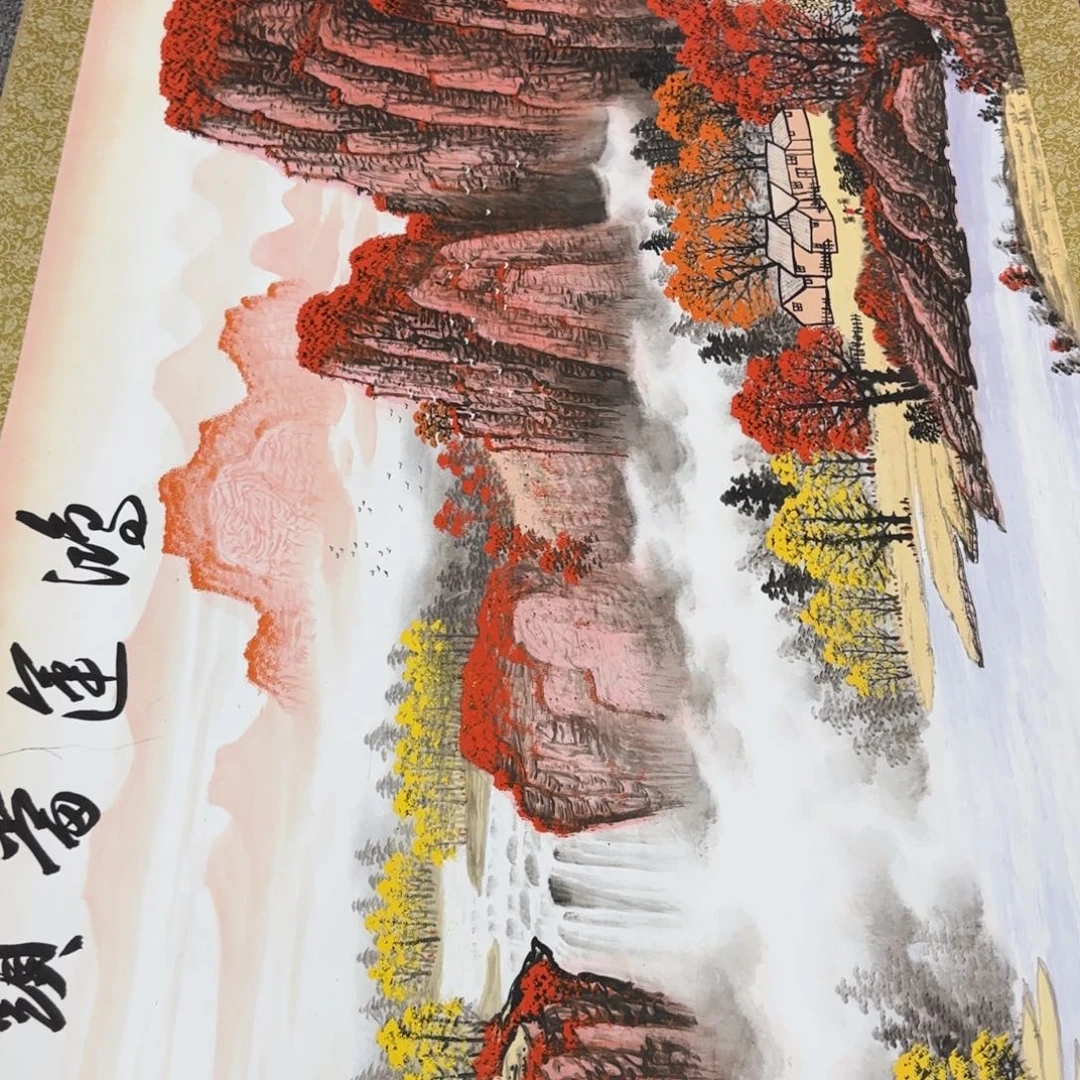 国画QC原创横山水作品！带证书！限购一单