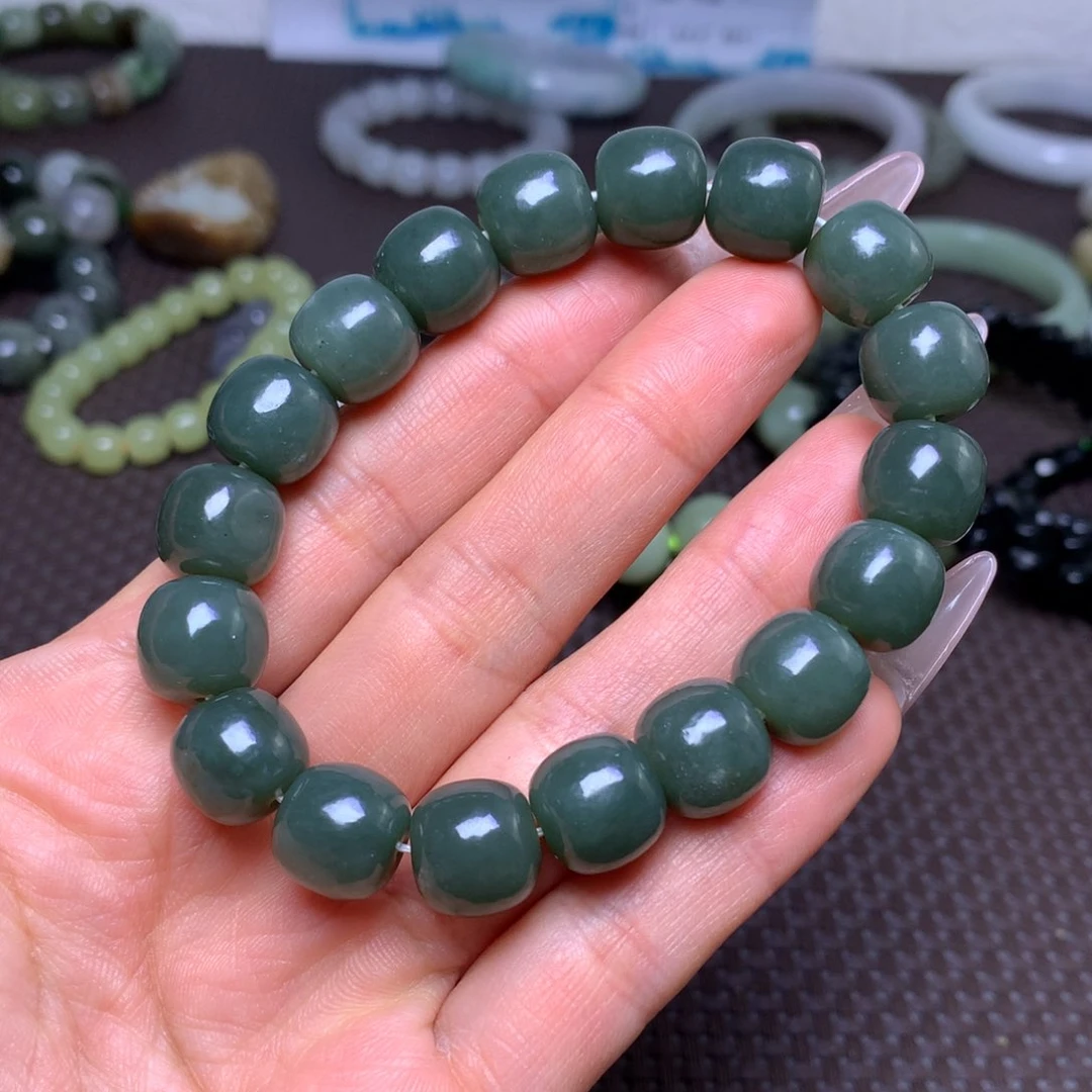 未镶嵌手串和田玉卡12