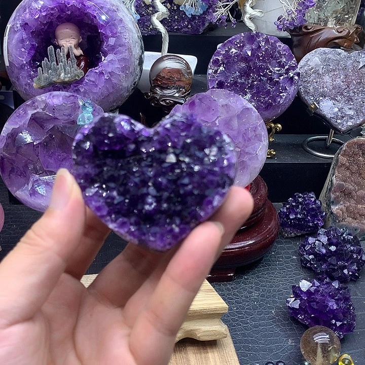 未镶嵌紫晶大型摆件（非配饰）