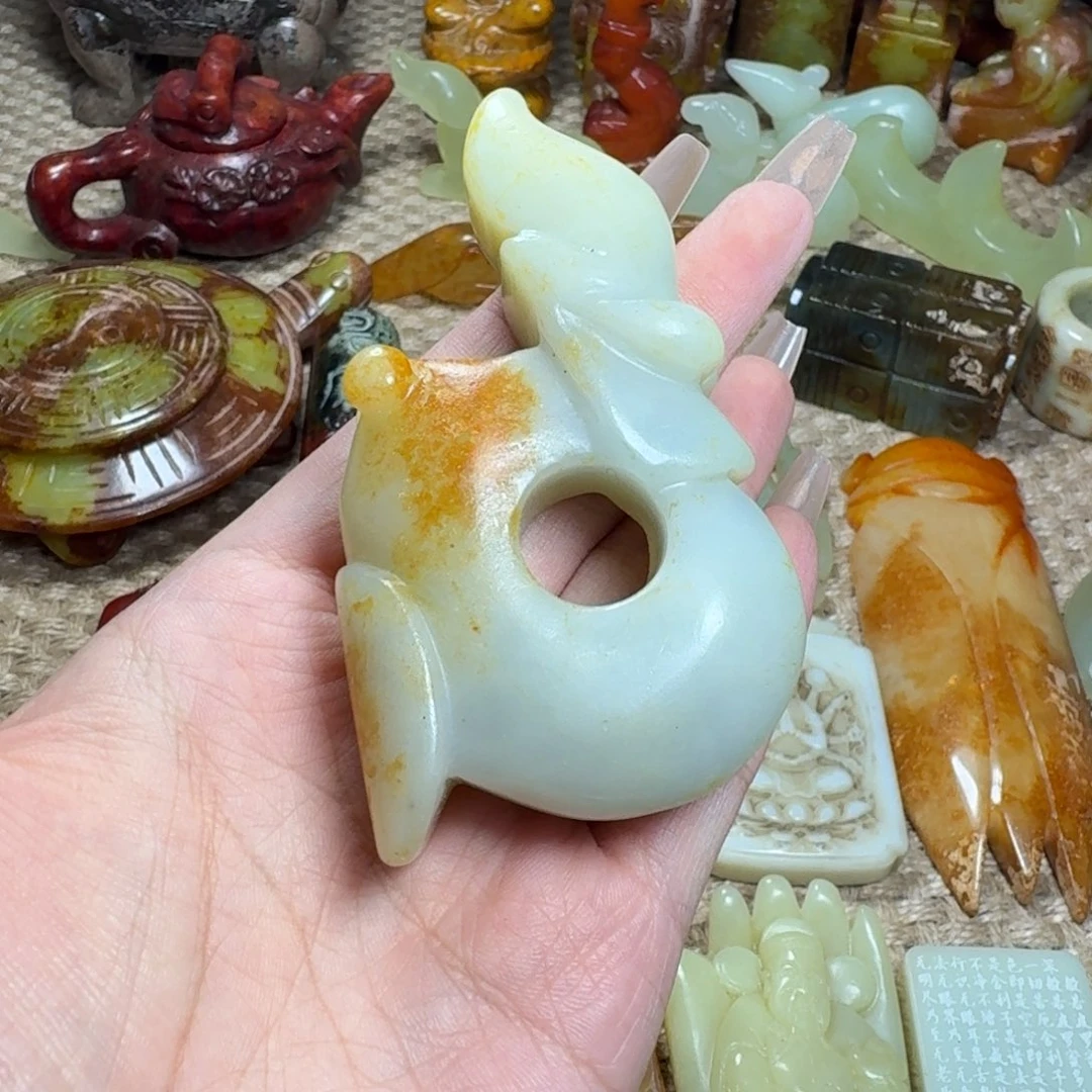 白玉菩提吊坠挂件