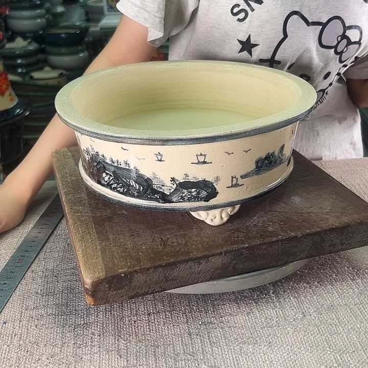 泳坤堂石湾盆陶瓷