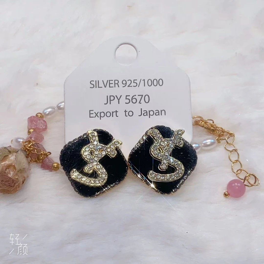 铜合金布艺耳饰 【新品 上新季】高定轻奢耳钉A137