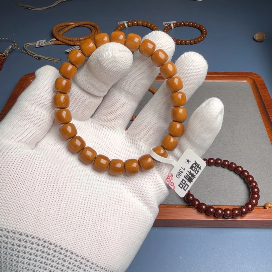 紫金鼠手串9.3尺超精品实心鼠